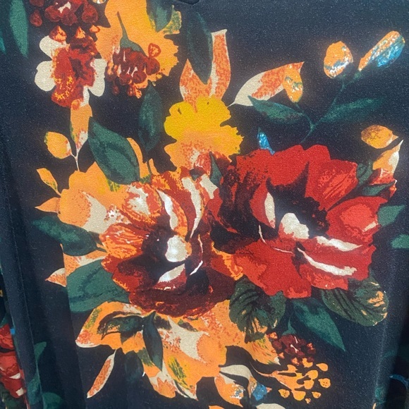 Popyoung, Floral shirt tunic style, size‎ large - Picture 2 of 6